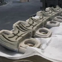 Air vein painting oven for cold box cores